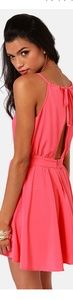 Lulu Love Penelope Coral Pink Dress